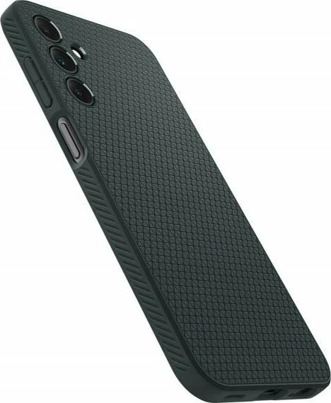 Mbështjellës Spigen Liquid Air për Samsung Galaxy A15/A15 5G, jeshile abyss, me xham të kalitur