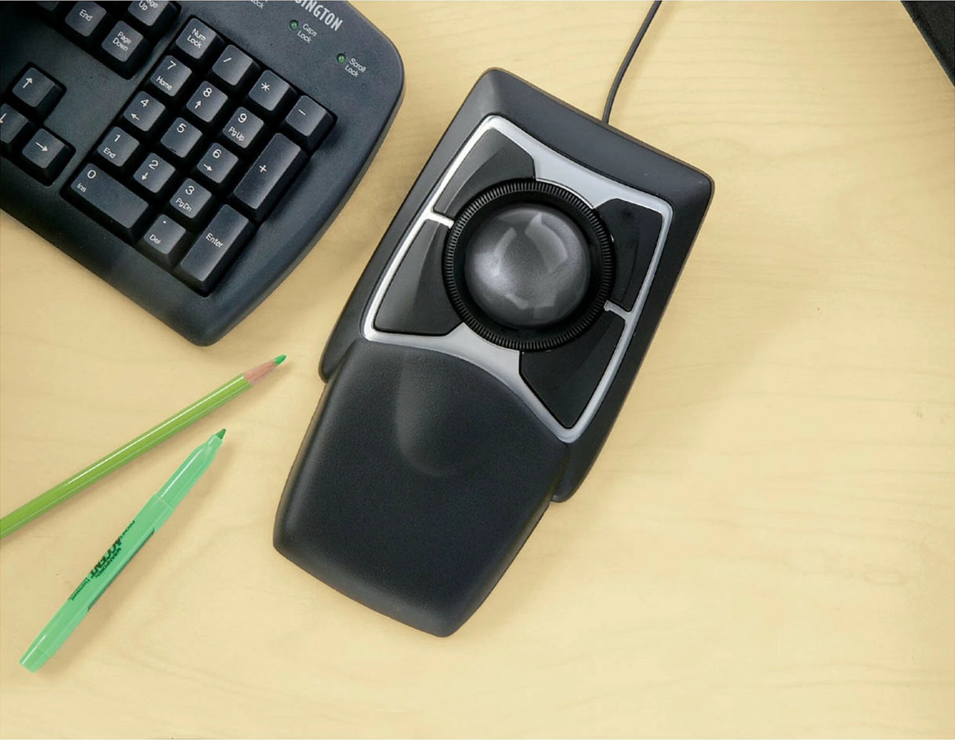Maus me trackball Kensington Expert Mouse, 4 butona, USB, 400 DPI, i zi