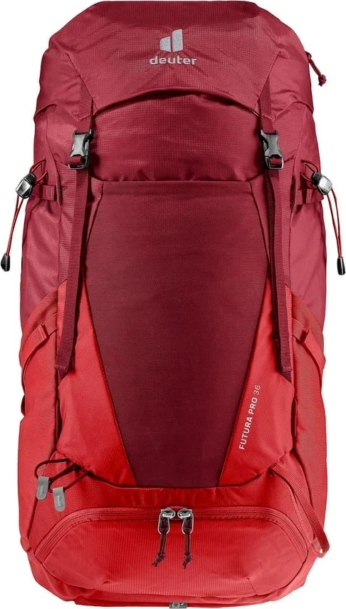 Çantë shpine Deuter Futura PRO 36 për hiking, e kuqe