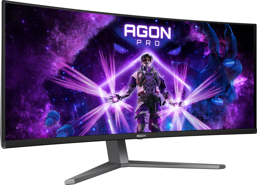 Monitor AOC AGON PRO AG346UCD 34\" i lakuar QD-OLED 3440x1440 175Hz 0.03ms FreeSync Premium Pro, hiri i errët