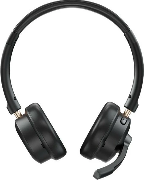 Kufje me mikrofon me valë, Creative, Chat Wireless 51EF1290AA000, Bluetooth 5.4 + USB dongle 2.4 GHz, ANC, 55h bateri, USB-C, të zeza