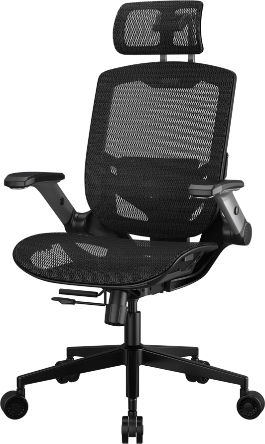 Karrige gaming COUGAR Speeder One, rrjetë, 2D mbështetëse krahu, 135°, 120 kg, e zezë