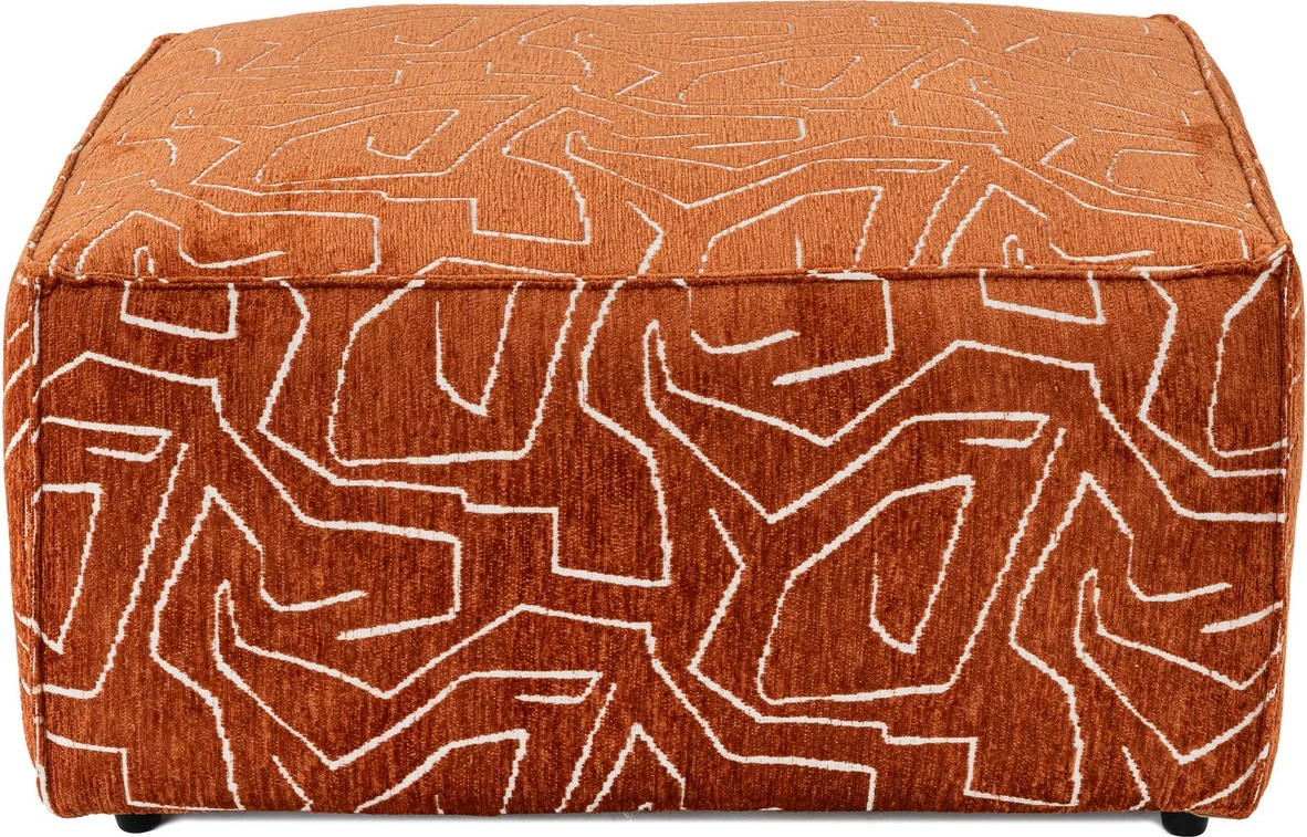Puf Lora, portokalli, Atelier del Sofa