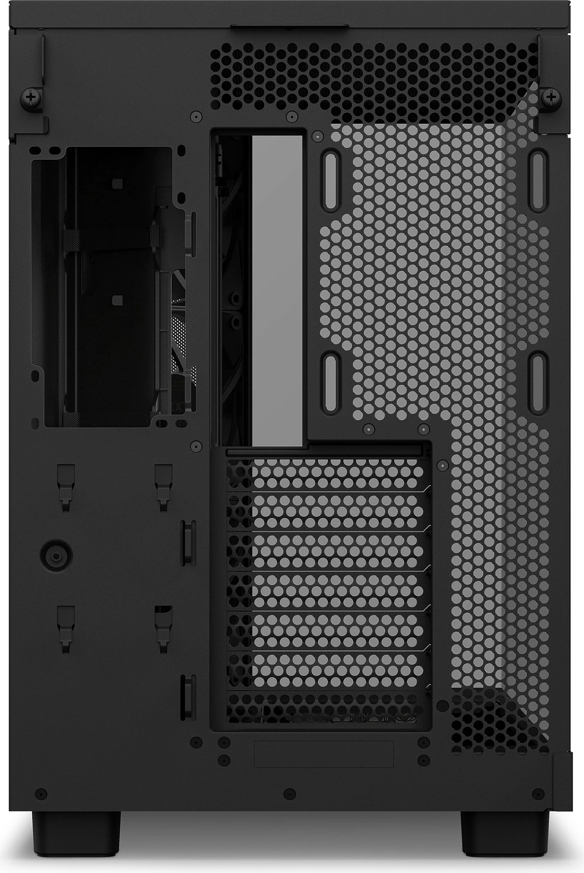 Kasë NZXT H6 Flow RGB Midi Tower, ATX/micro ATX/Mini-ITX, xham i temperuar, e zezë
