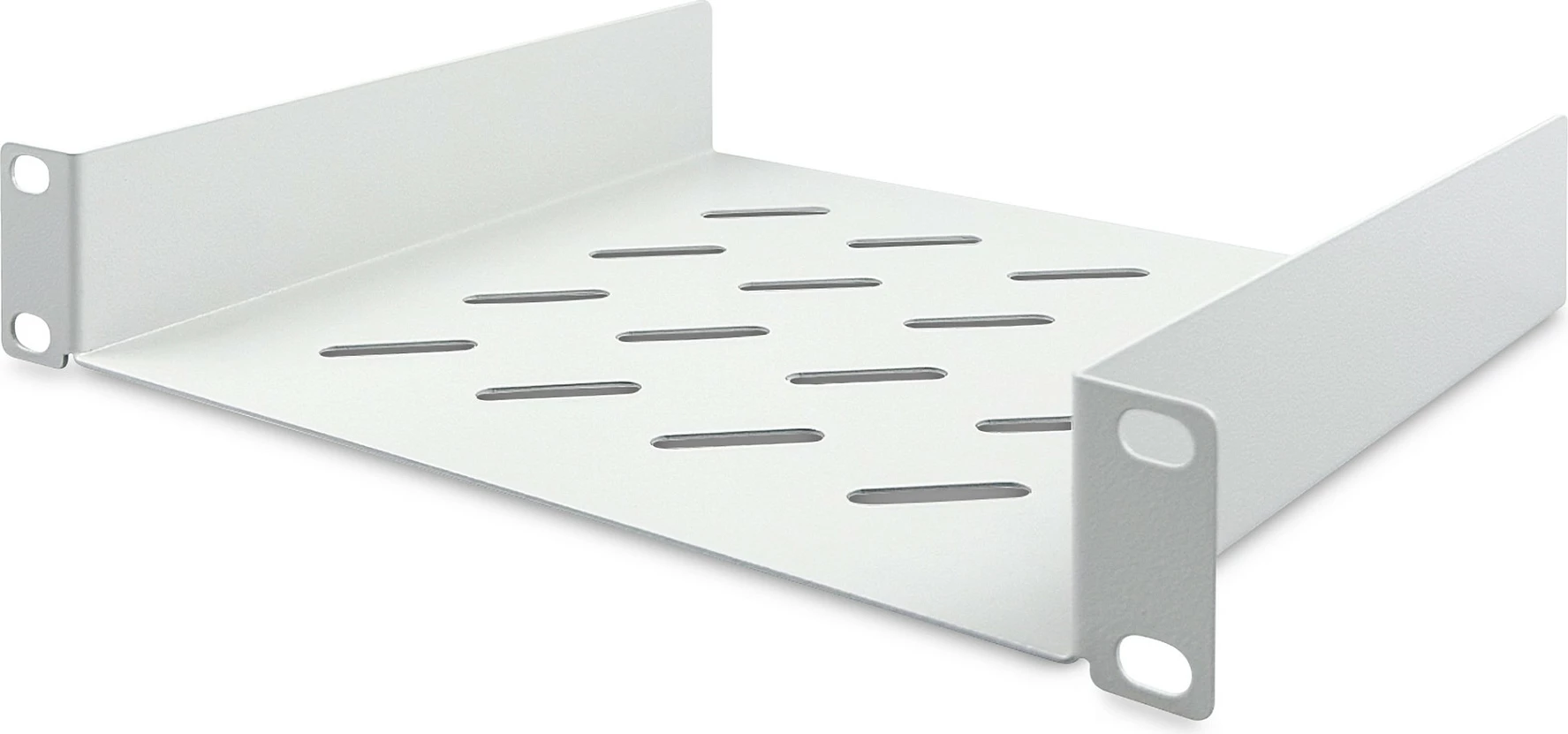 Raft rack Digitus 1U 10 inç, çelik, 25kg, gri