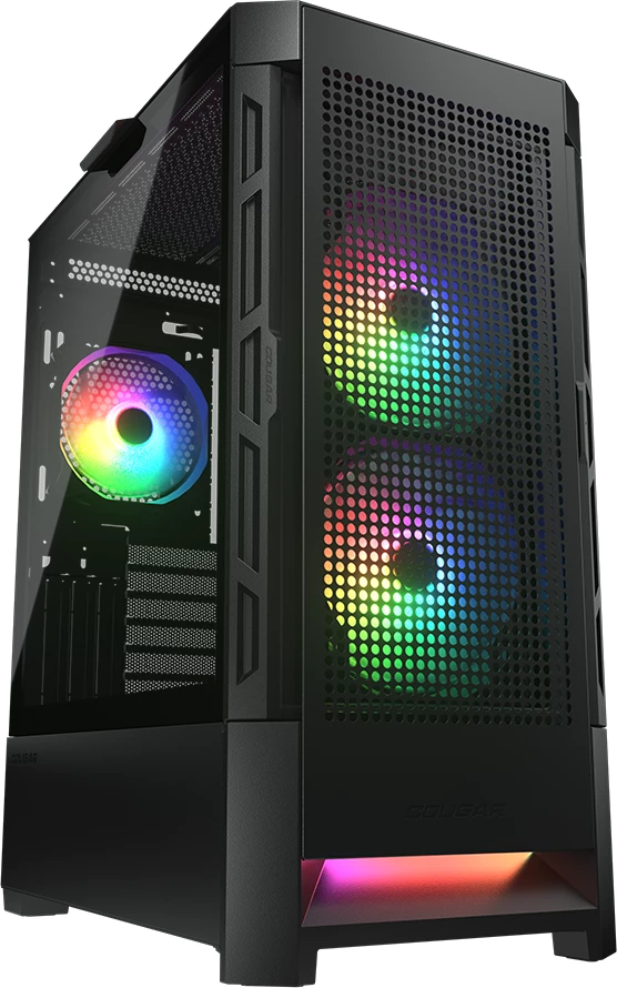 Kasë COUGAR AIRFACE RGB Mid Tower ATX, e zezë