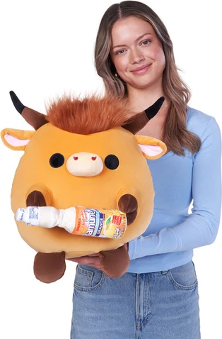 Snackles Robbie the Highland Cow – Lodër prej Pelushi 36 cm nga ZURU