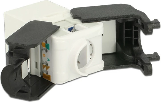 Modul Keystone RJ45 DeLOCK 86266, LSA, zi/bardhë