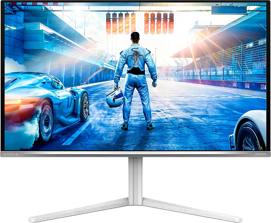 Monitor gaming PHILIPS Evnia 6000 27M2N6501L 27\" QHD QD-OLED 240Hz 0.03ms Adaptive Sync HDR10 Ambiglow, i bardhë