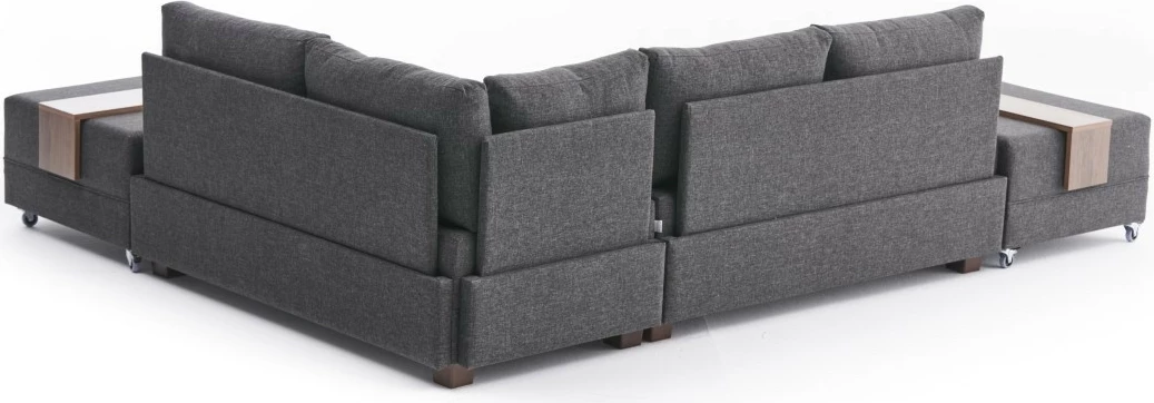 Kënd-sofë krevate Fly, ngjyrë antracit, Atelier del Sofa