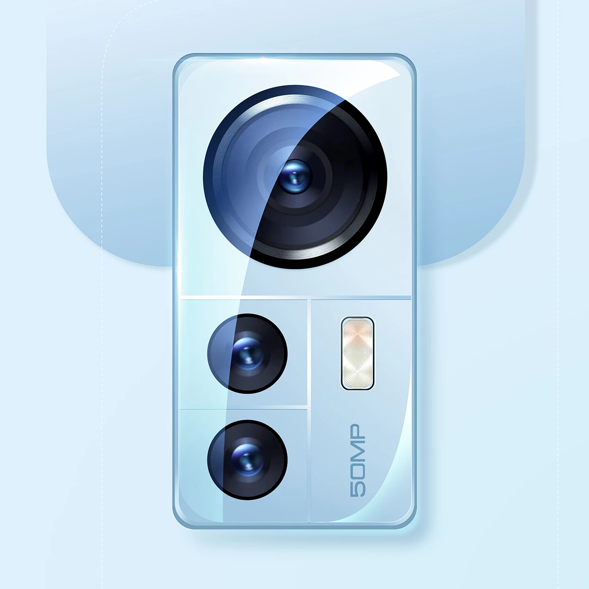 Mbrojtës kamerë Baseus për Xiaomi 12 Pro, 0.3mm, Transparent, 2 copë + set pastrimi