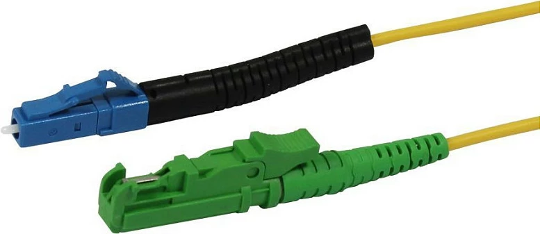 Kabllo patch fiber optike Synergy21 LWL 15 m, LC në LSH/E2000 APC, OS2 9/125, G657A2, 2 mm, e verdhë