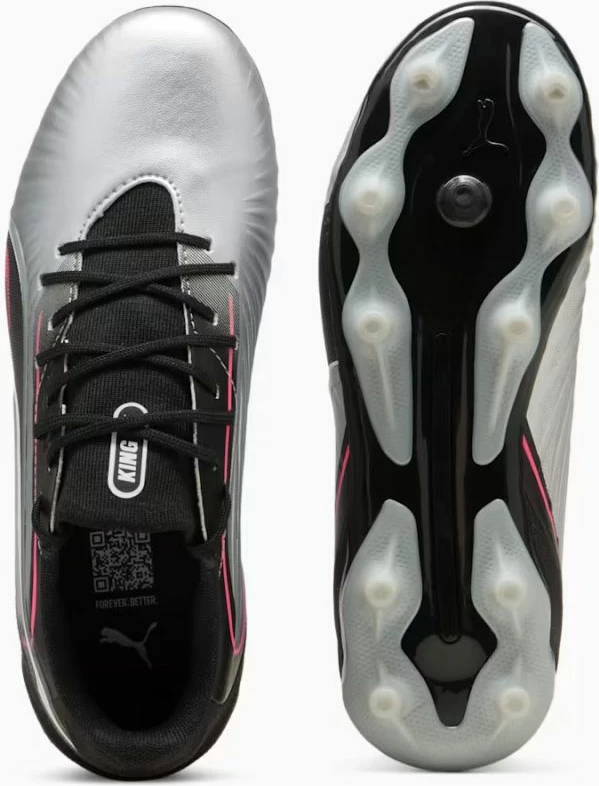 Atlete futbolli për fëmijë Puma, të hirtë