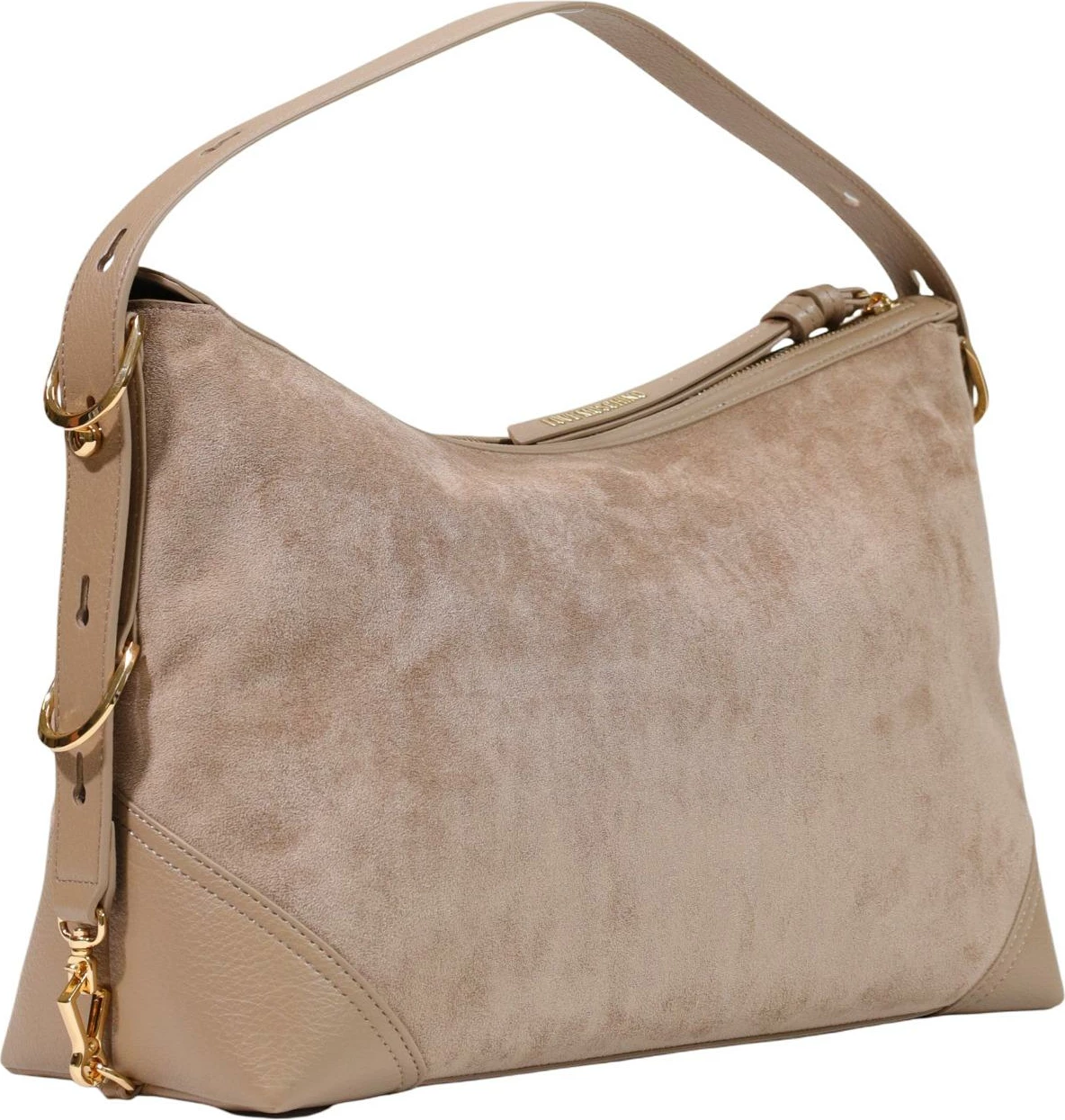 Çantë shpatulle Love Moschino JC4090PP, bezhë