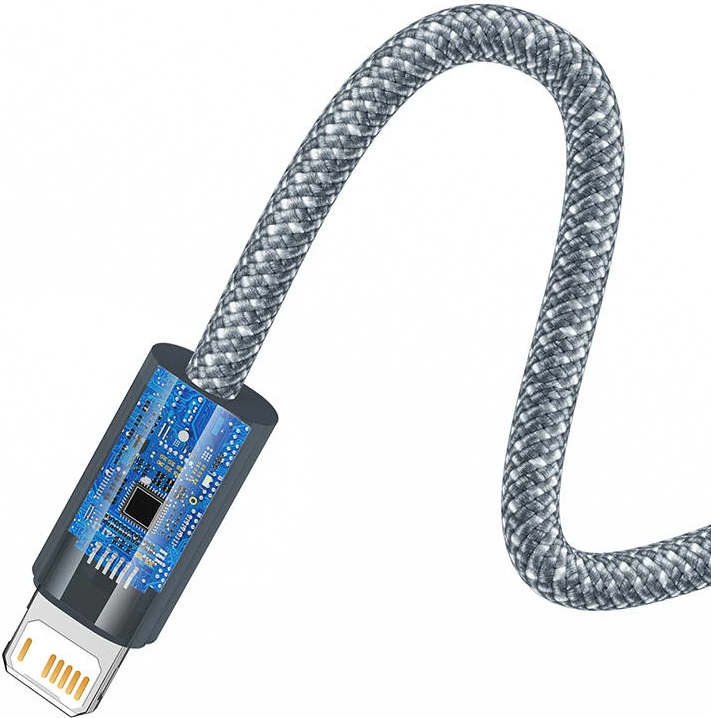 Kabllo USB në Lightning Baseus Dynamic Series CALD000516, 2m, Gri