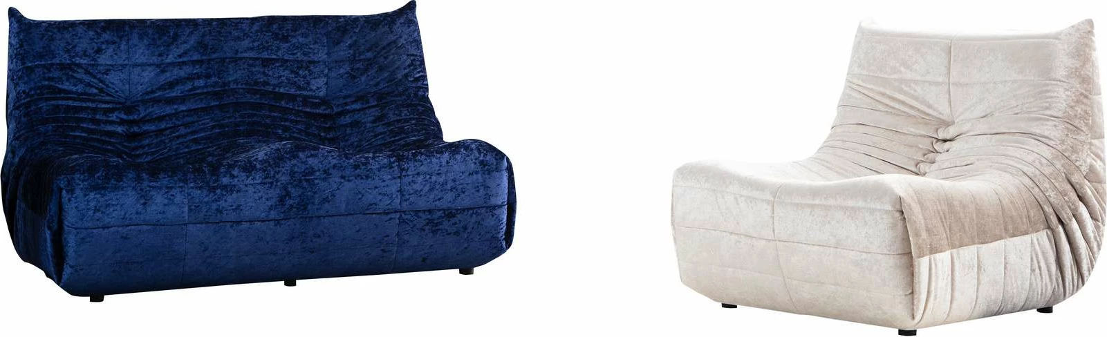 Divan dy-vendësh, ngjyrë e kaltër, Atelier del Sofa, Bocek