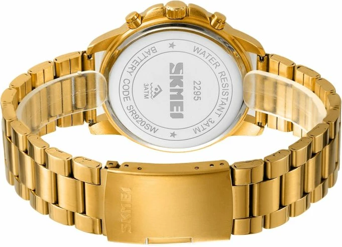 Orë dore për meshkuj Skmei, e zezë