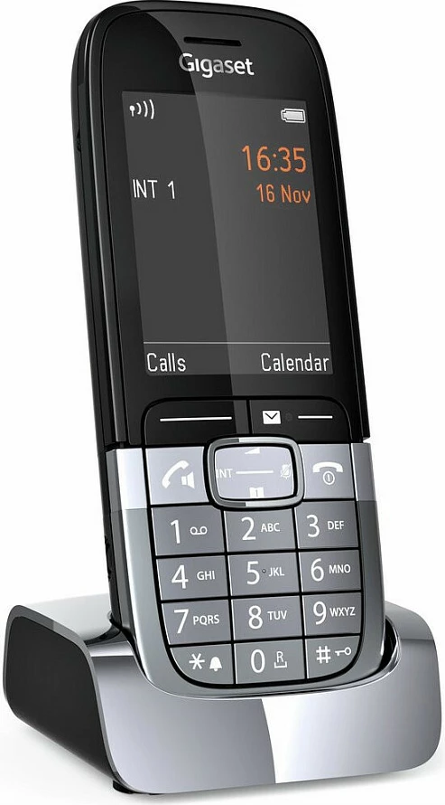Telefon fiks pa tela DECT Gigaset SL850H PRO, Bluetooth 5.1, ekran 2.4", 500 kontakte, Titanium