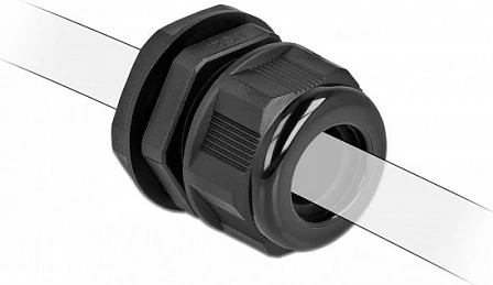 Glandë kablli DeLOCK PG13.5, IP68, për kabllo 5 mm, 2 copë, e zezë