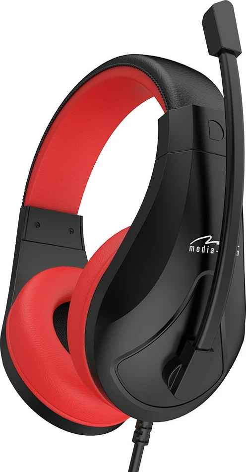 Kufje gaming Media-Tech NEMESIS MT3574 me mikrofon, USB, Zezë/Kuqe