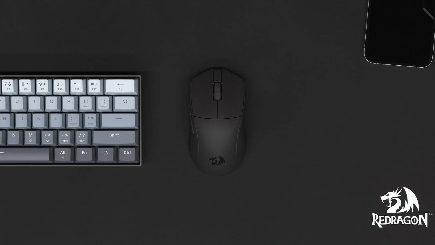 Maus gaming Redragon Agis M821-AIR, wireless/USB-C, 12800 DPI, i zi