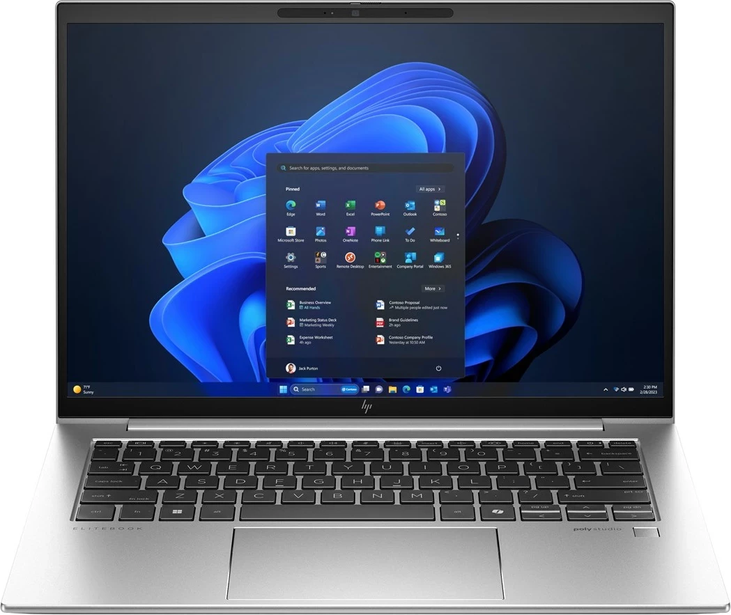 Laptop HP EliteBook 840 G11, 14", Intel Core Ultra 7 165U, 16 GB RAM, 512 GB SSD, Silver