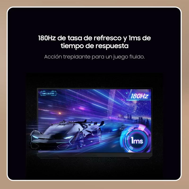 Monitor LCD i sheshtë, Samsung LS27FG510EUXEN, 27 inch, e zezë