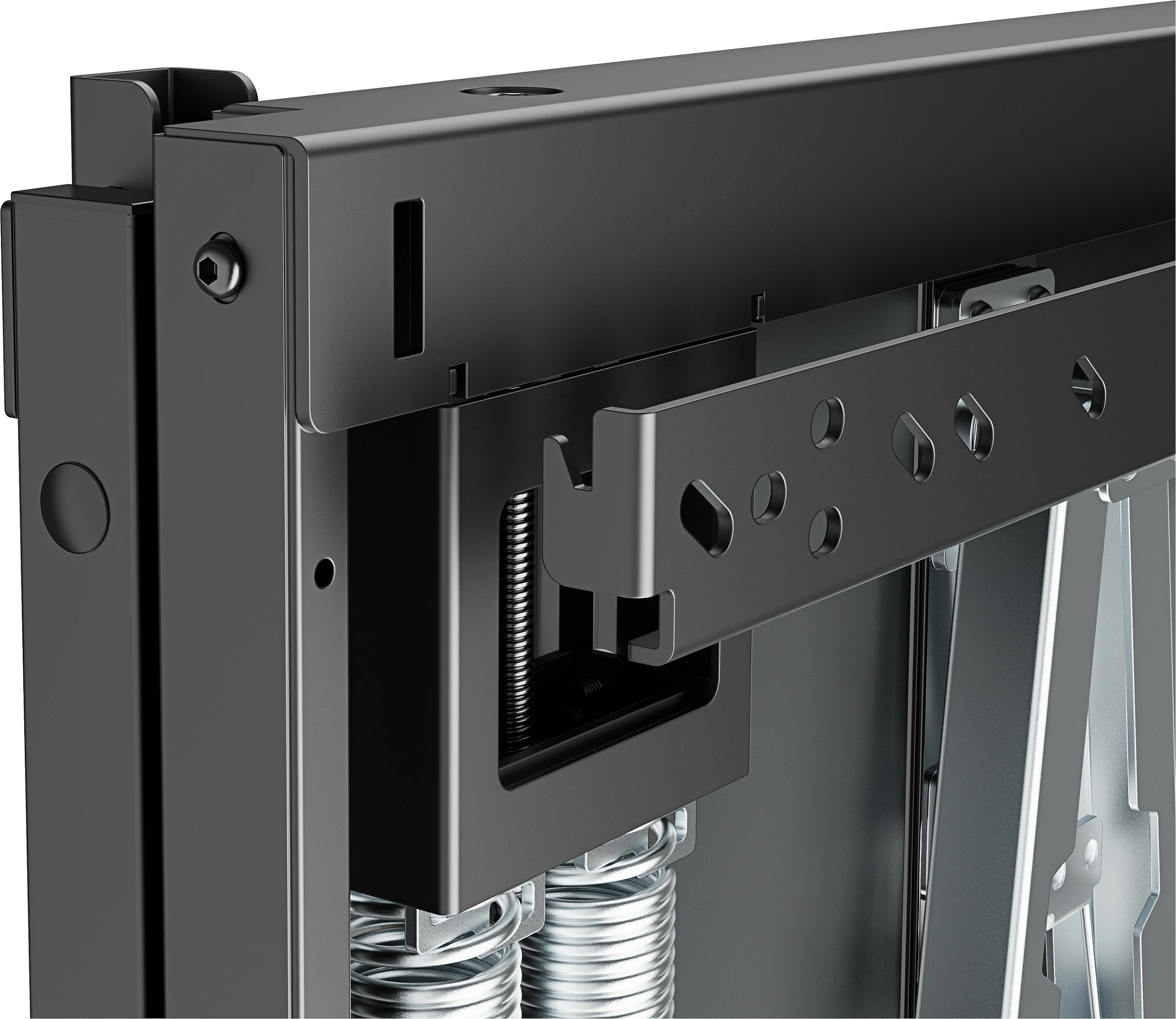 Mbajtëse muri për TV Equip 55"-86", Up-Down, 1 ekran, 65 kg, e zezë
