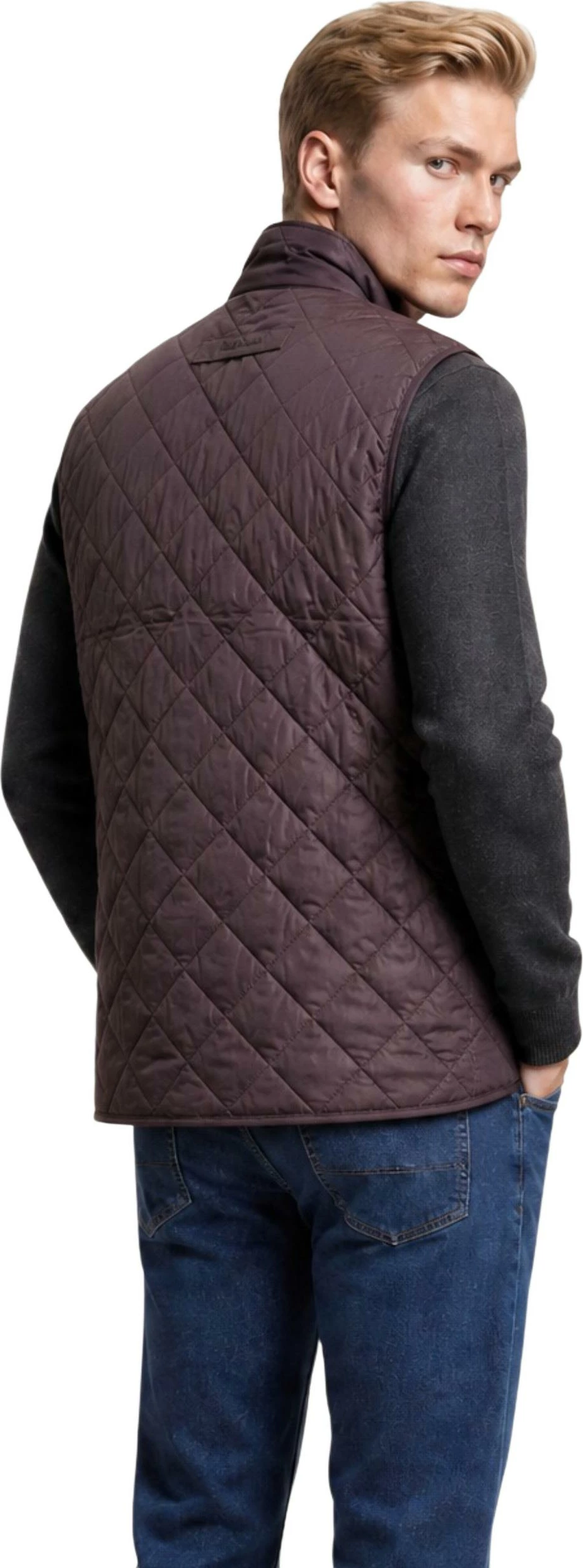 Jelek për meshkuj Barbour New Lowerdale Gilet 262MMGI0245, kafe e errët [Madhësia: S]
