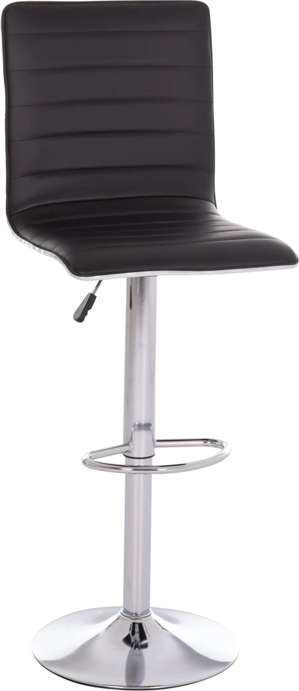 Karrige për bar rrotulluese Nexus, lëkurë PU e zezë, FH209.21, set prej 2 copash, 43x47x116cm