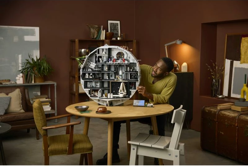 set ndërtimi LEGO Star Wars Death Star 75419, 9023 pjesë, 18+, gri/zezë