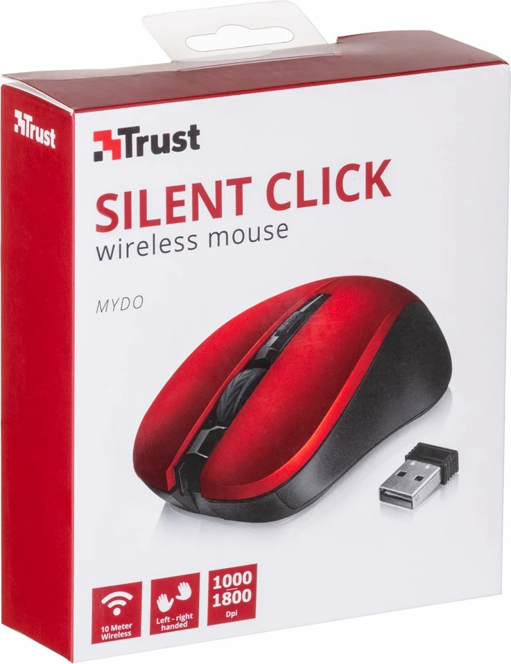 Maus Trust, 1800dpi, i kuq