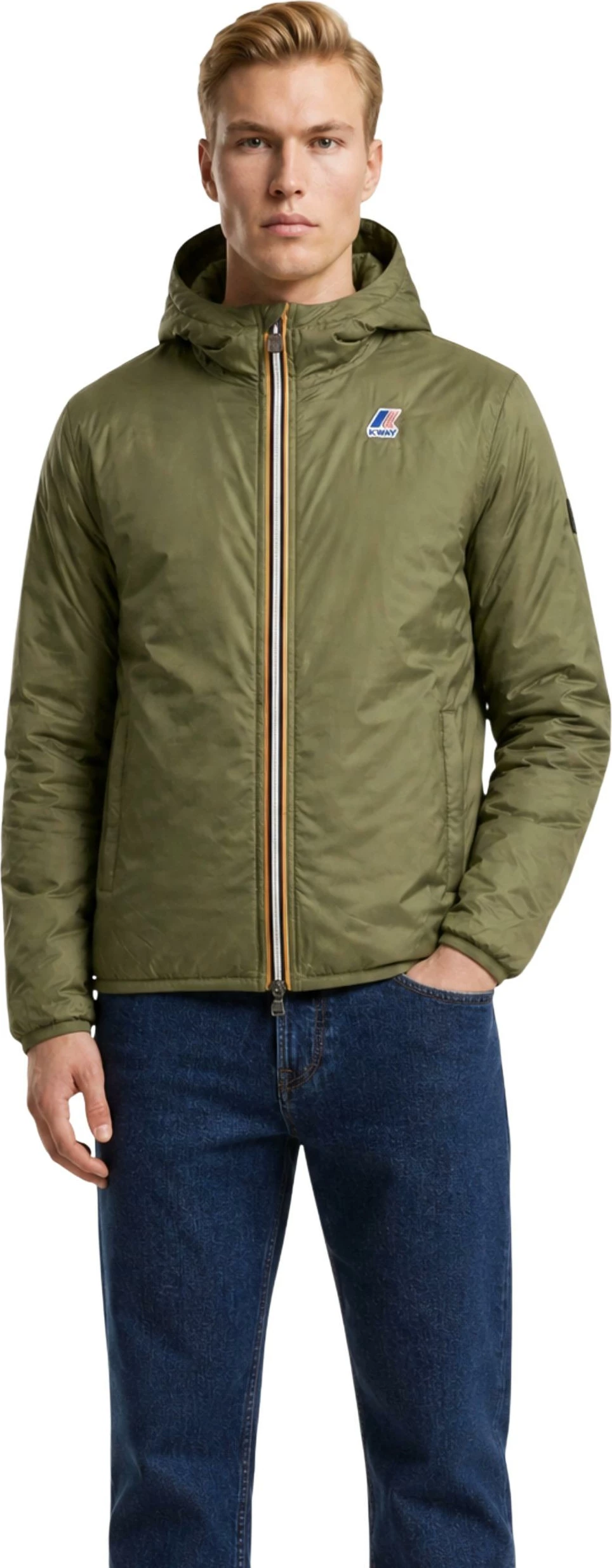 Jakne për meshkuj Kway Jack Spacer Nylon Double K8142YW, e zezë [Madhësia: M]
