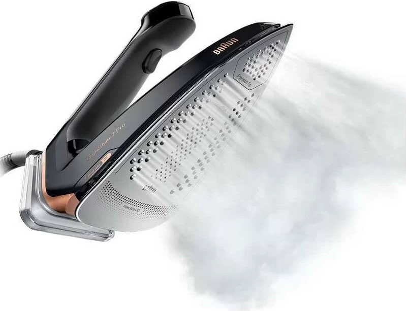 Hekur me stacion avulli Braun CareStyle 7 Pro IS 7286 BK, 2700W, 8 bar, 2.0L, i zi