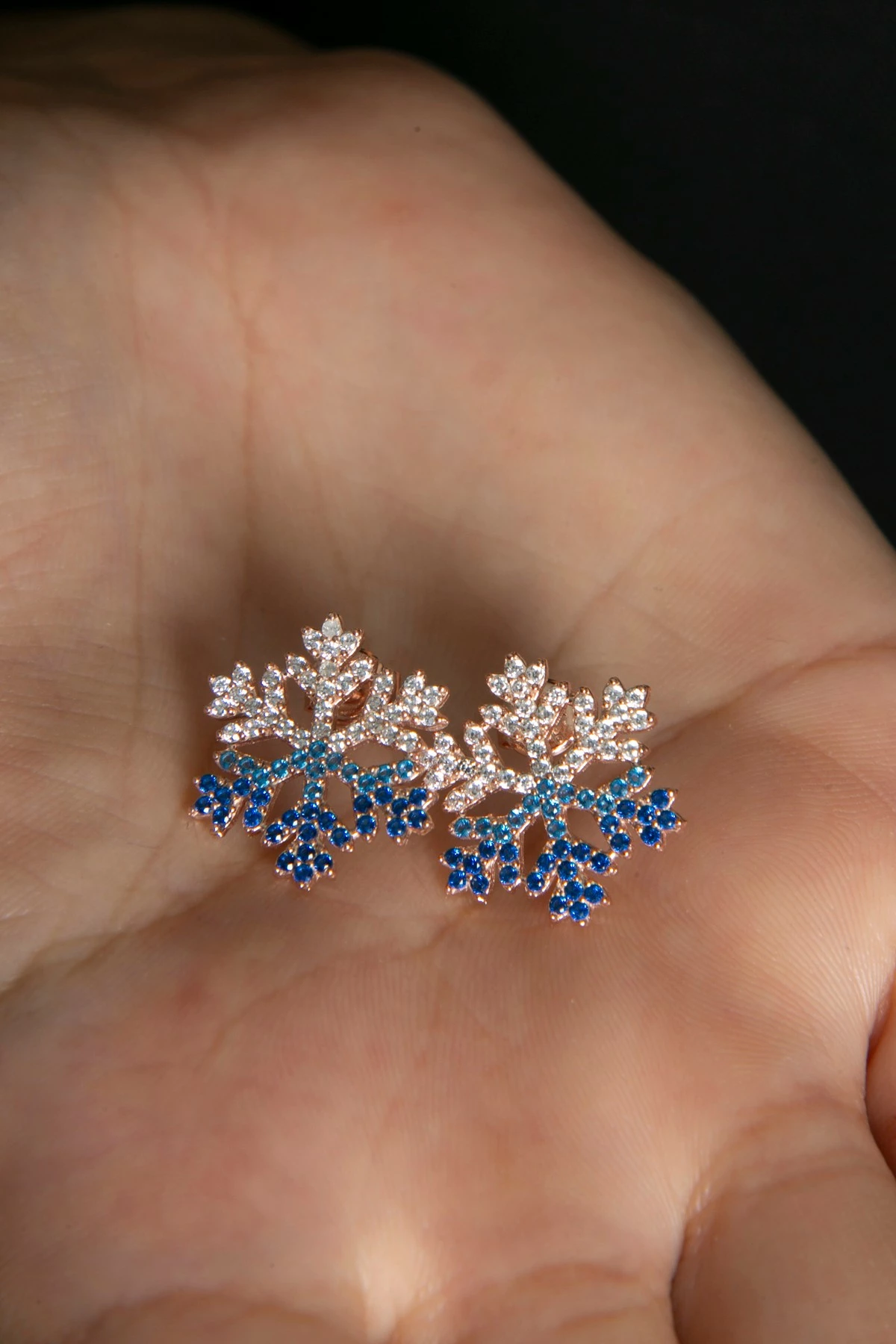 Vathë argjendi, ngjyrë ari rozë, Elika Silver, ELKSLVR7305R