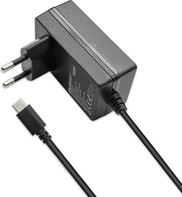 Karikues mur Qoltec 51830 për Raspberry Pi 5, USB-C, 27W, i zi