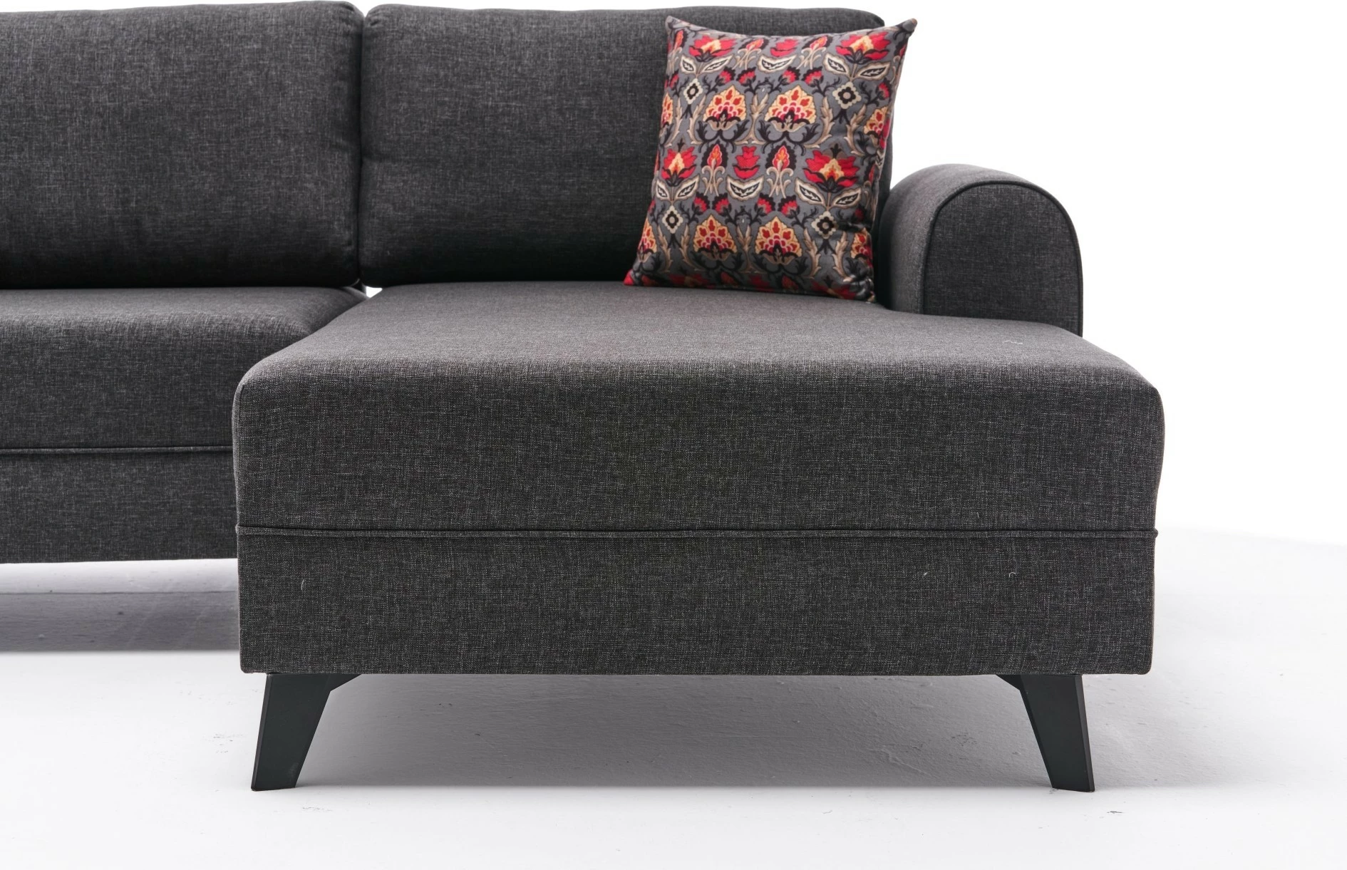 Kënd divan-krevat Belen, ngjyrë antracit, Atelier del Sofa