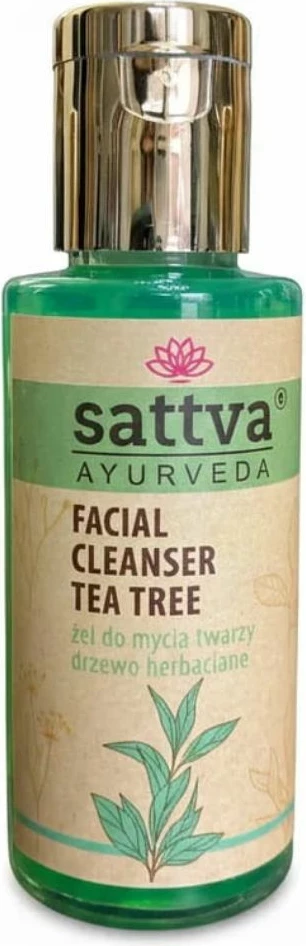 Xhel pastrues fytyre për femra Sattva Tea Tree, 100ml