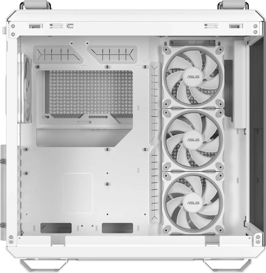 Kasë ASUS TUF Gaming GT502 Horizon ARGB ATX Midi Tower, 4 ventilatorë ARGB + hub, xham i kalitur, USB Type-C, e bardhë