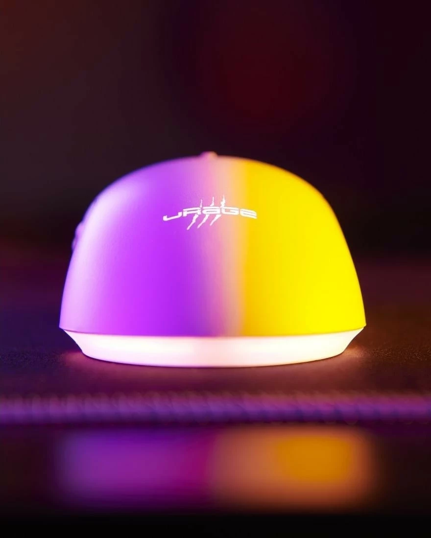 Maus gaming uRage Reaper 250, 6200 DPI, wired, RGB, i bardhë
