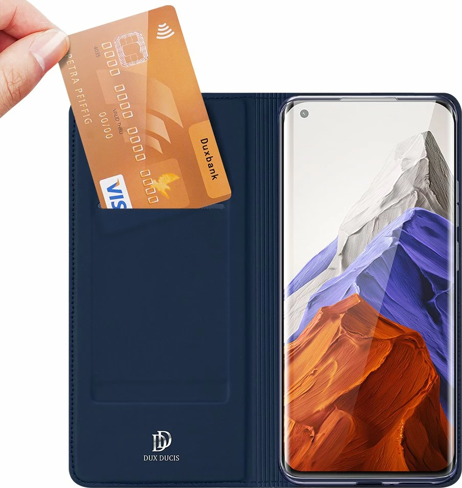 Mbështjellës Dux Ducis Skin Pro Bookcase për Xiaomi Mi 11 Pro, kaltër