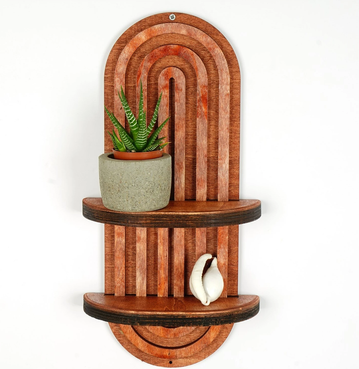 Raf muri, ngjyrë salmon, Skye Decor, Raf270, 40x20x9 cm