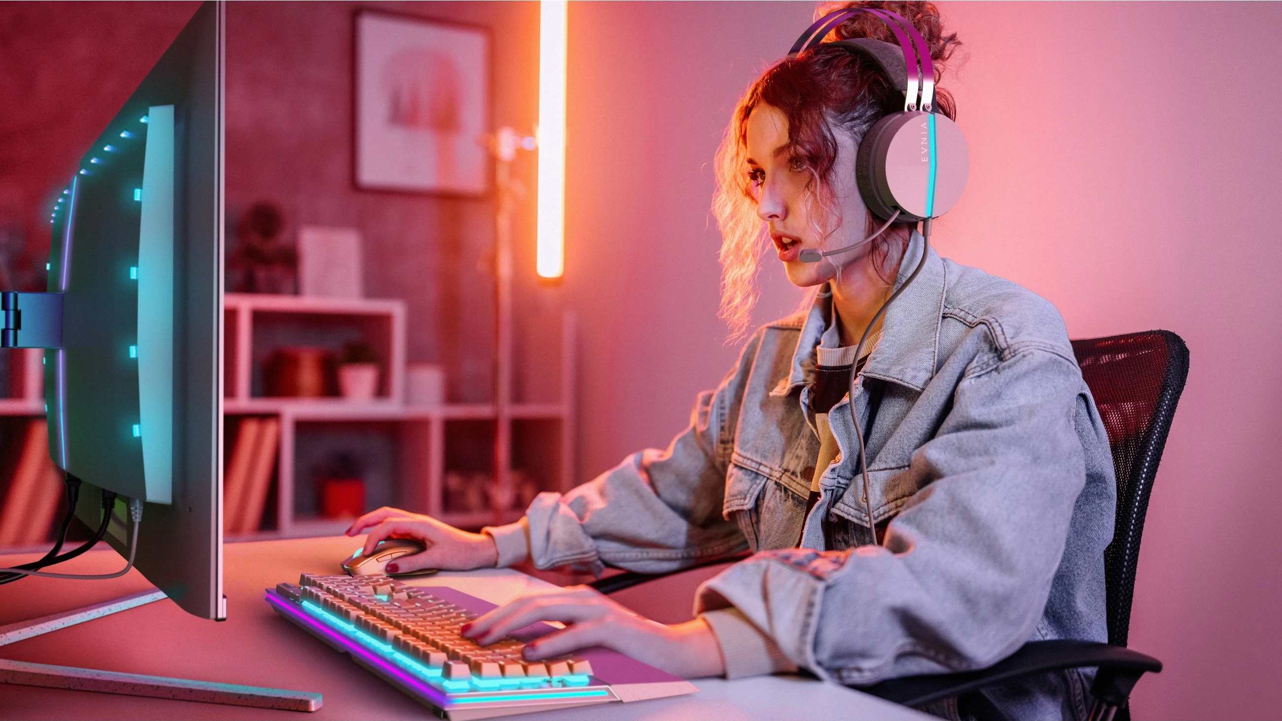 Monitor Philips Evnia 8000 27M2N8500/00, 26.5", QD-OLED, 2560x1440, 360Hz, i bardhë