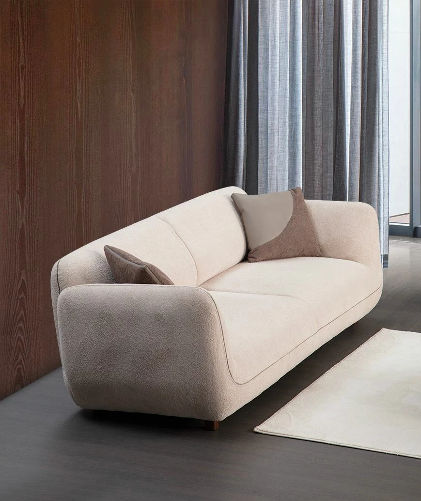 Divan katër vendesh, krem, Atelier del Sofa, Pavia