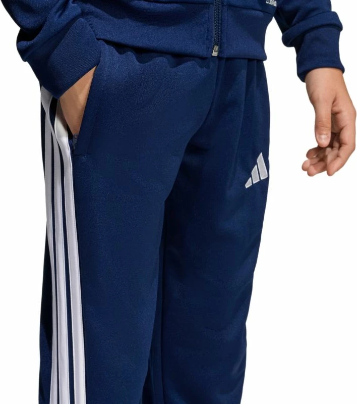 Pantallona sportive për fëmijë adidas, të kaltërta [Madhësia: 164 cm]