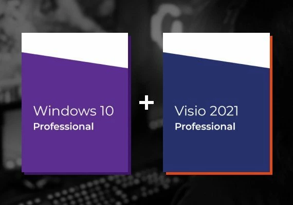 Windows 10 Professional + Visio Professional 2021 EN Global