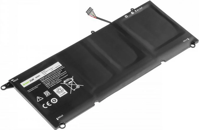 Bateri laptopi Green Cell 90V7W JD25G, 5400mAh, 7.4V, për Dell XPS 13 9343/9350 (P54G), e zezë