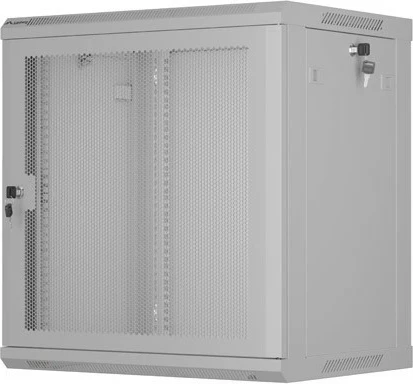 Kasë rrjeti LANBERG 19" 12U, varëse, 600x450mm, gri, derë me vrima