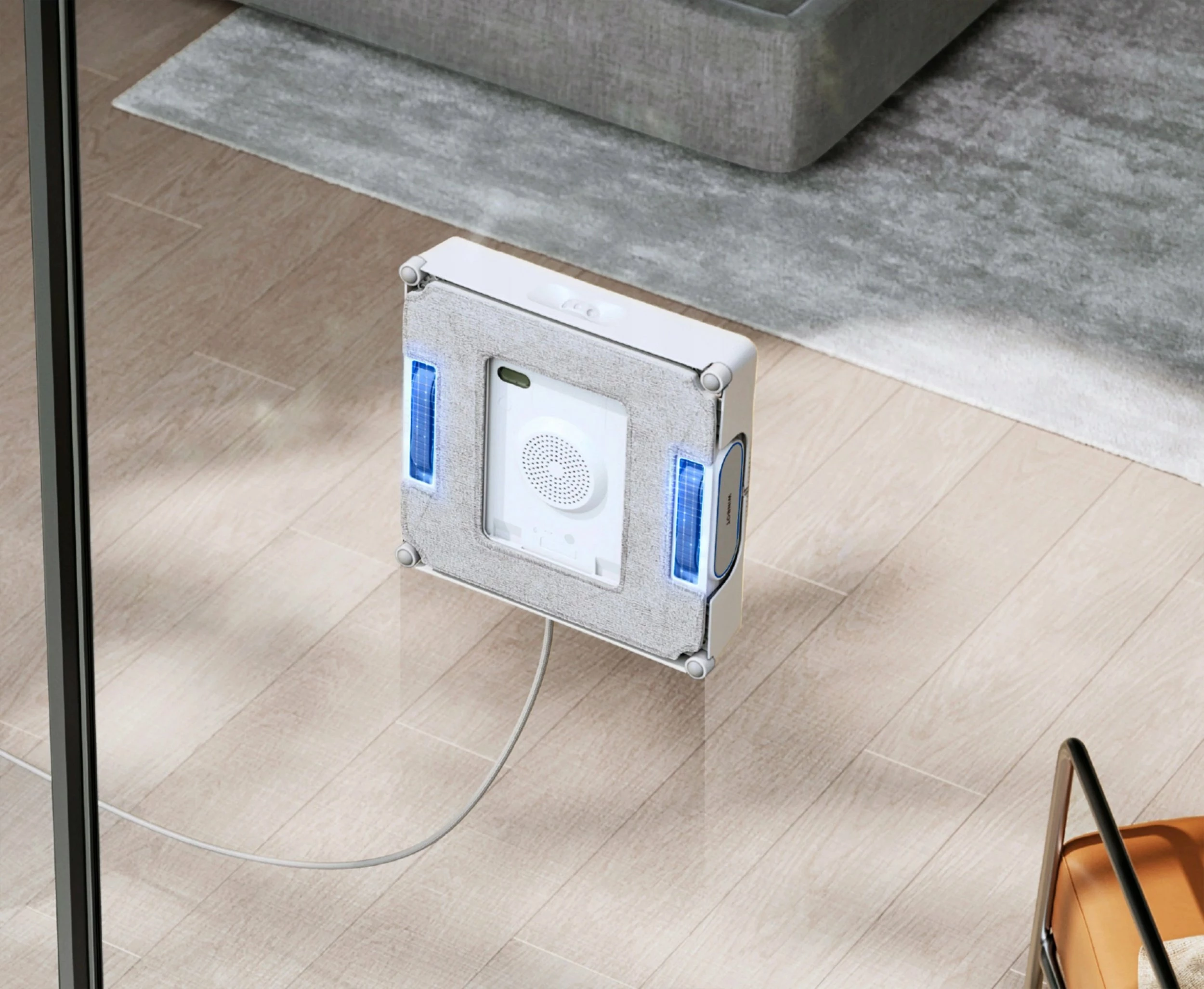 Robot për pastrim xhamash ECOVACS WINBOT W2 PRO, 3000 mAh, 230 ml, i bardhë