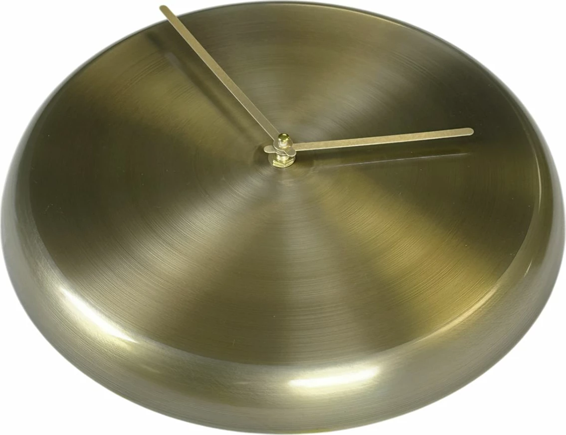 Orë muri dekorative metalike Wallity, ngjyrë ari, 30cm